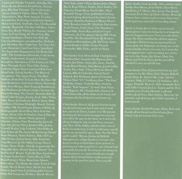 Underoath : (They're Only Chasing Safety) (Album)