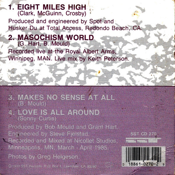 Hüsker Dü : Eight Miles High / Makes No Sense At All (EP,Compilation)