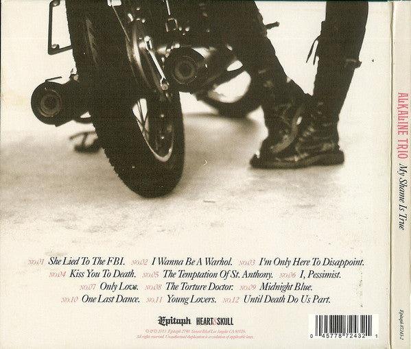 Alkaline Trio : My Shame Is True (Album)