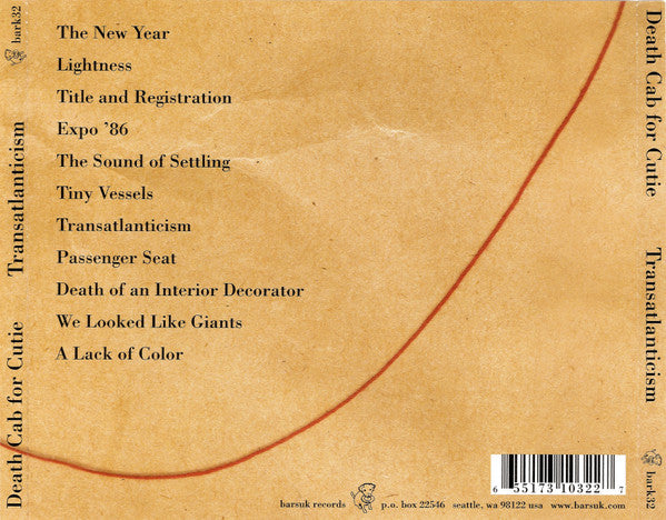 Death Cab For Cutie : Transatlanticism (Album)
