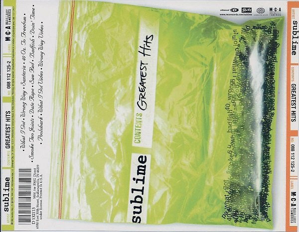 Sublime (2) : Greatest Hits (Compilation,Enhanced,Club Edition)