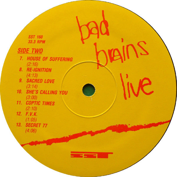 Bad Brains : Live (LP,Album)