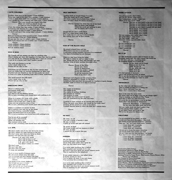 Adolescents : Adolescents (LP,Album,Reissue)