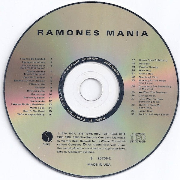 Ramones : Ramones Mania (Compilation)