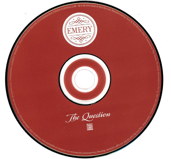 Emery : The Question (Album,Enhanced,Stereo)