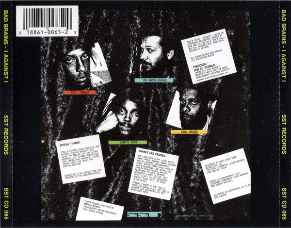 Bad Brains : I Against I (Album,Reissue)