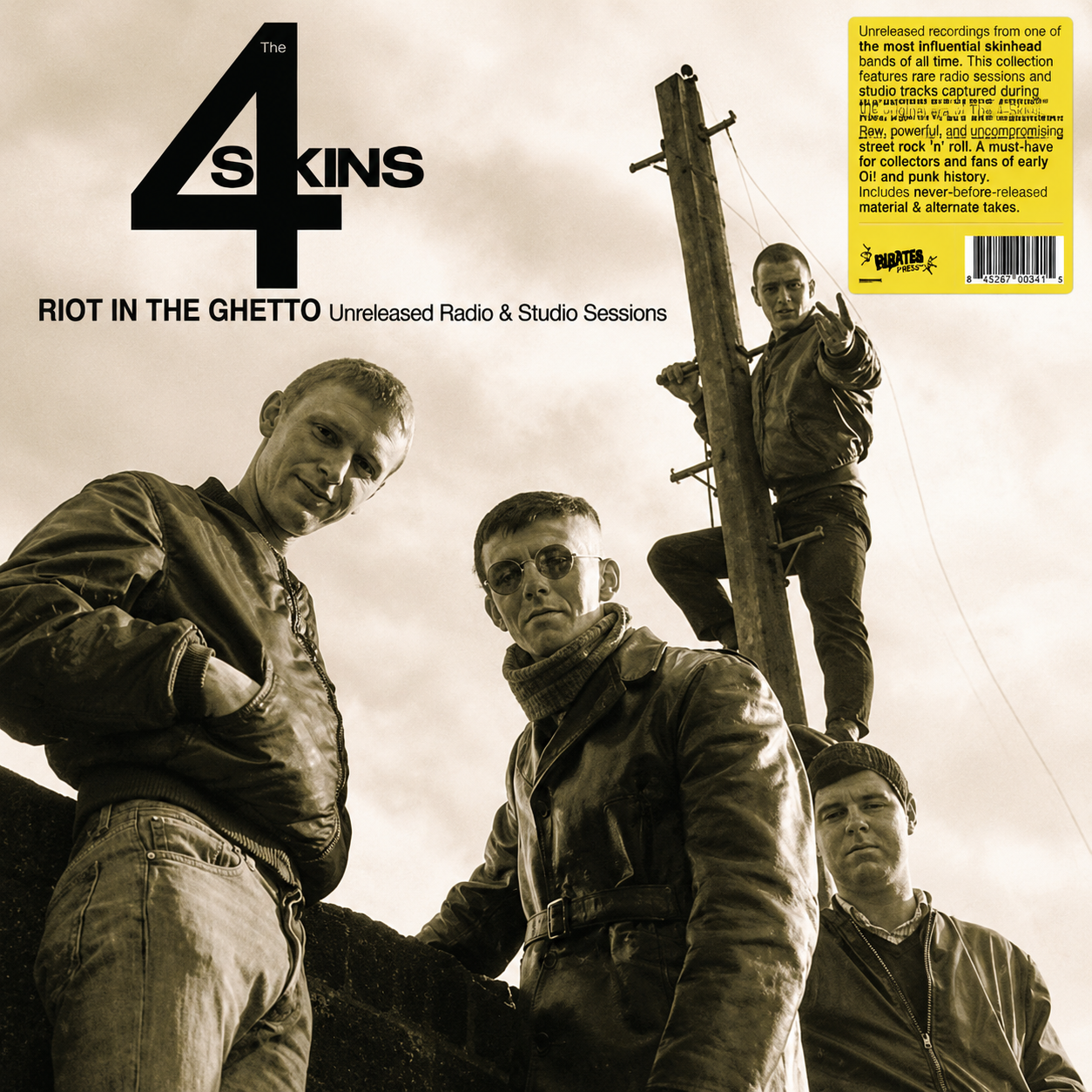 The 4-Skins – Riot In The Ghetto: Unreleased Radio &amp; Studio Sessions (LP)