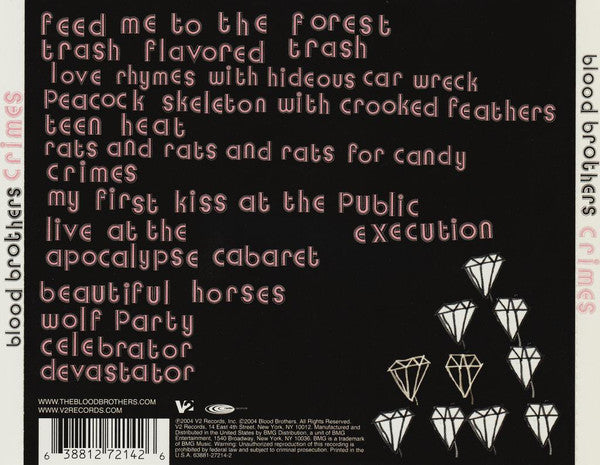 The Blood Brothers : Crimes (Album)
