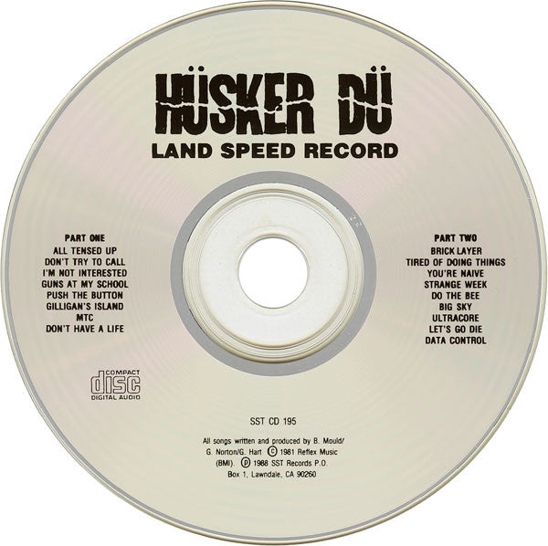 Hüsker Dü : Land Speed Record (Album,Reissue)