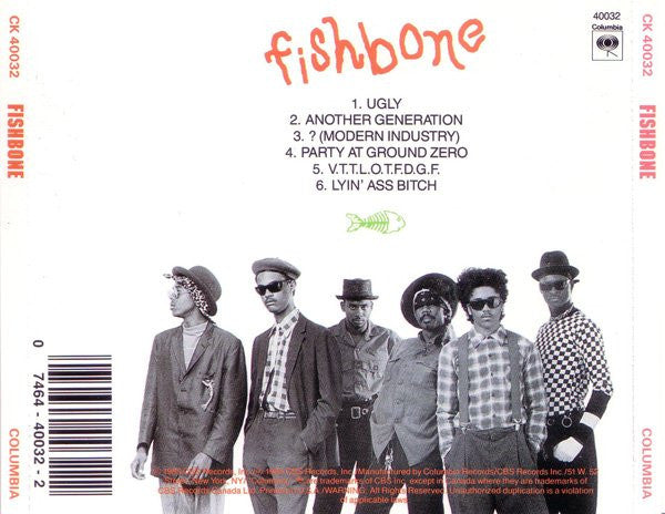 Fishbone : Fishbone (EP,Reissue)