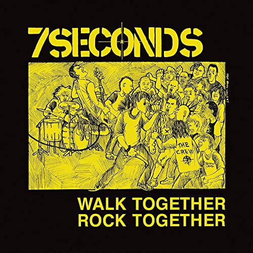 7 Seconds- Walk Together, Rock Together, Orange Vinyl (LP) Used