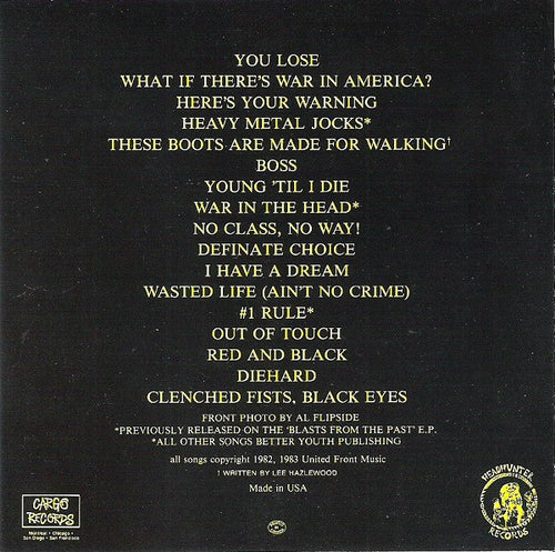 7 Seconds : Old School (Album)