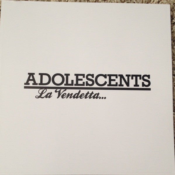 Adolescents : La Vendetta... (LP,Album)