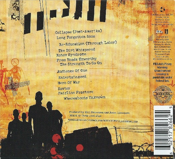 Rise Against : Appeal To Reason (Album)