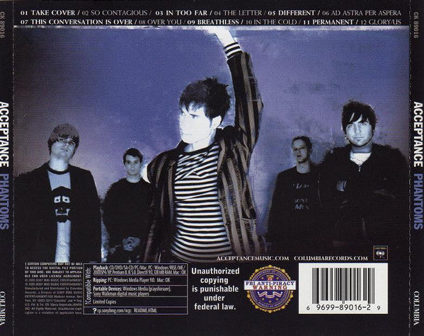 Acceptance : Phantoms (Album,Copy Protected)