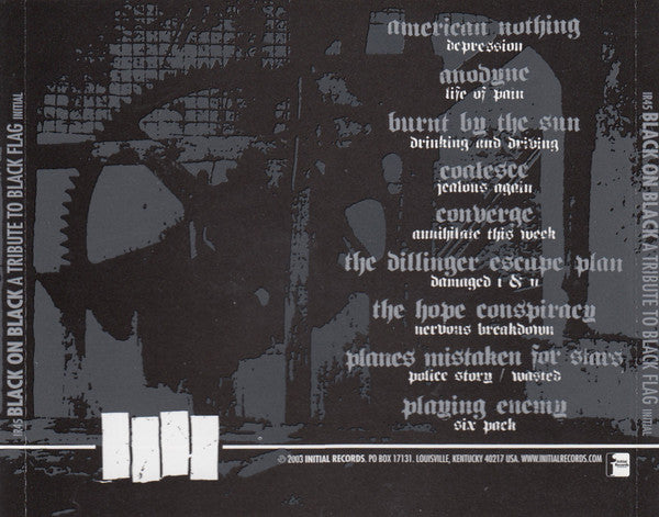 Various : Black On Black (A Tribute To Black Flag) (Compilation)