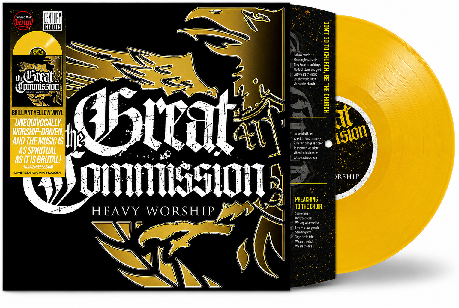 The Great Commission- Heavy Worship, Yellow Vinyl (LP)
