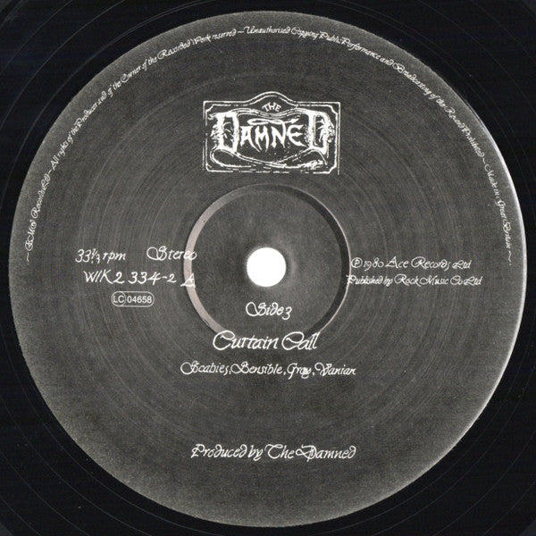 Damned, The : The Black Album (LP,Album,Reissue)