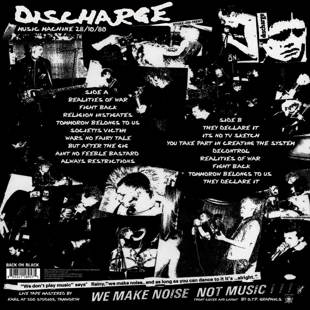 Discharge – First London Gig: Music Machine 28/10/80 (LP)