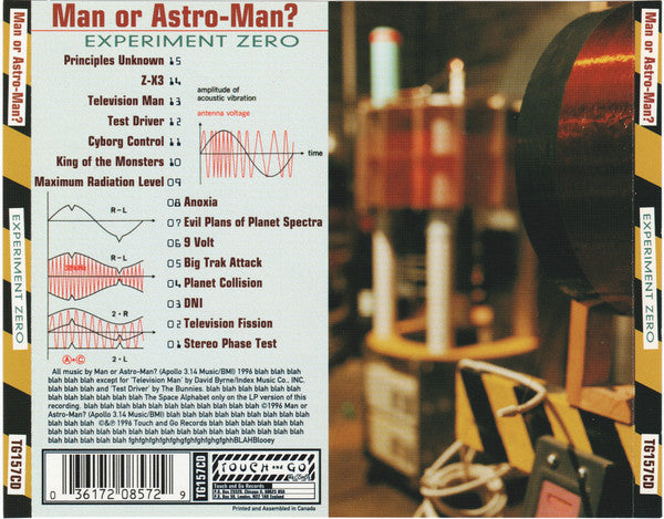 Man or Astro-Man? : Experiment Zero (Album)