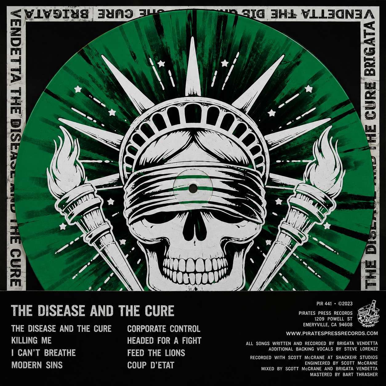Brigata Vendetta - The Disease And The Cure (LP)