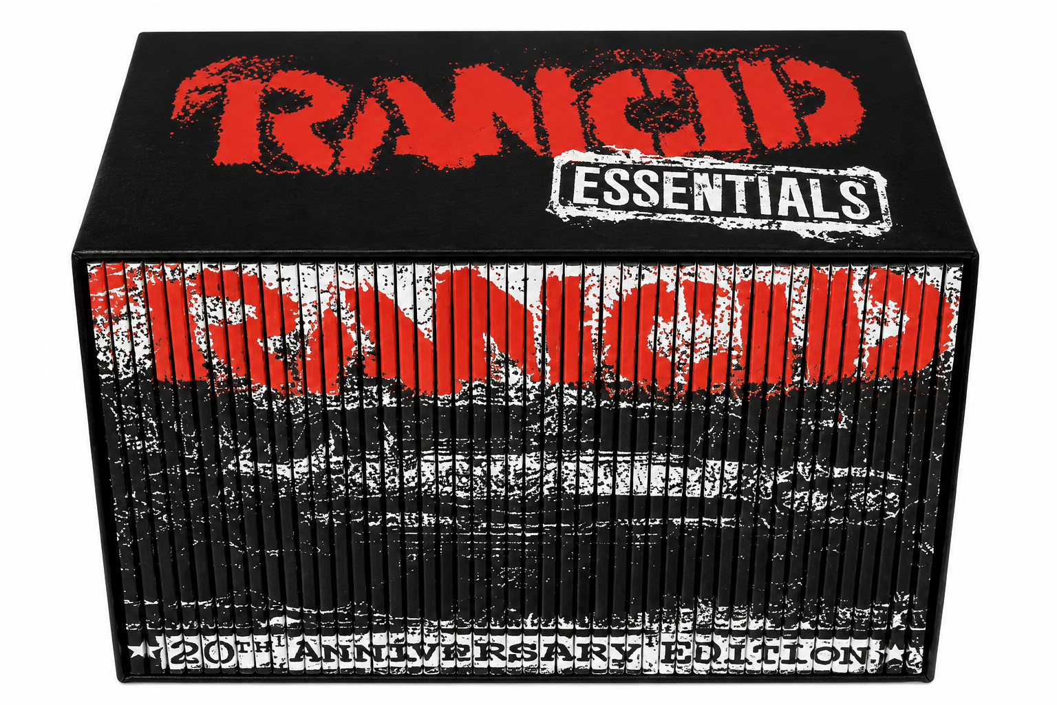 Rancid – Essentials Box Set, 46 × 7" Red Vinyl Box Set, (7" EP)