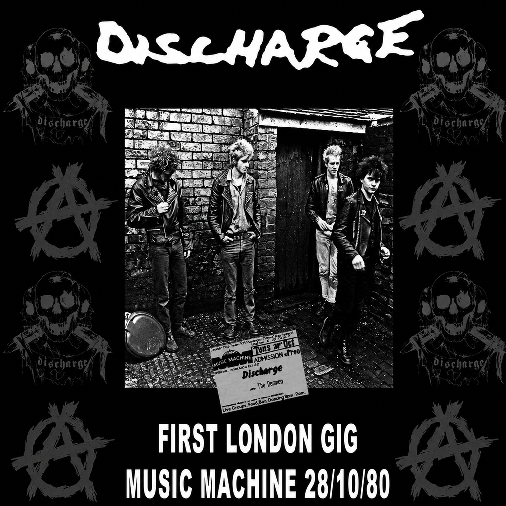 Discharge – First London Gig: Music Machine 28/10/80 (LP)