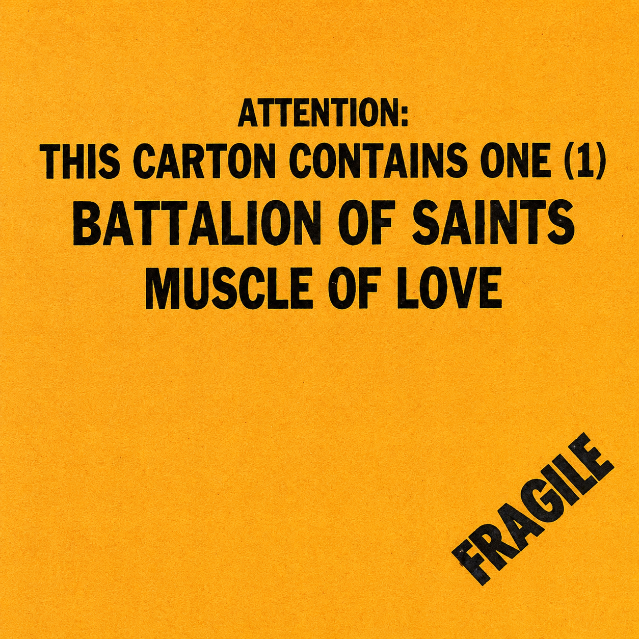 Battalion Of Saints - Muscle Of Love (7")