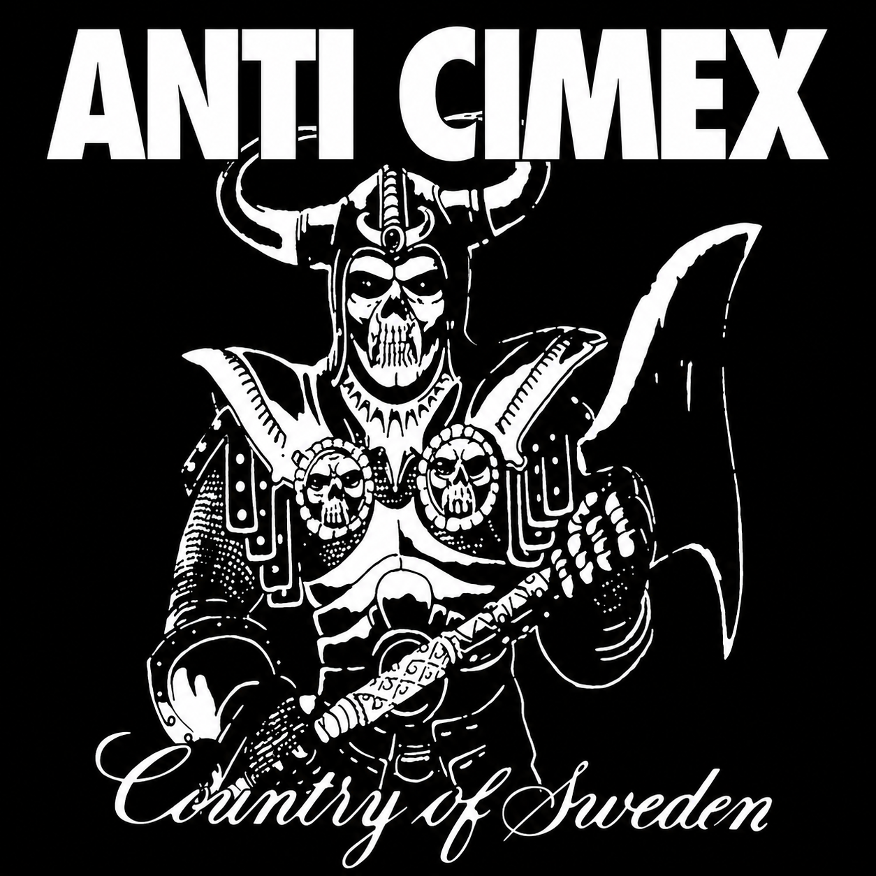 Anti Cimex ‎– Country Of Sweden, White/Red Splatter Vinyl (LP)