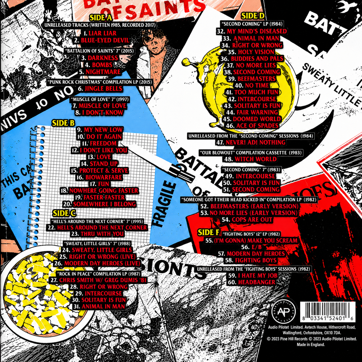 Battalion Of Saints ‎– Complete Discography (3LP)